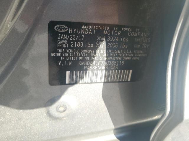 2017 HYUNDAI ELANTRA SE #3296219445