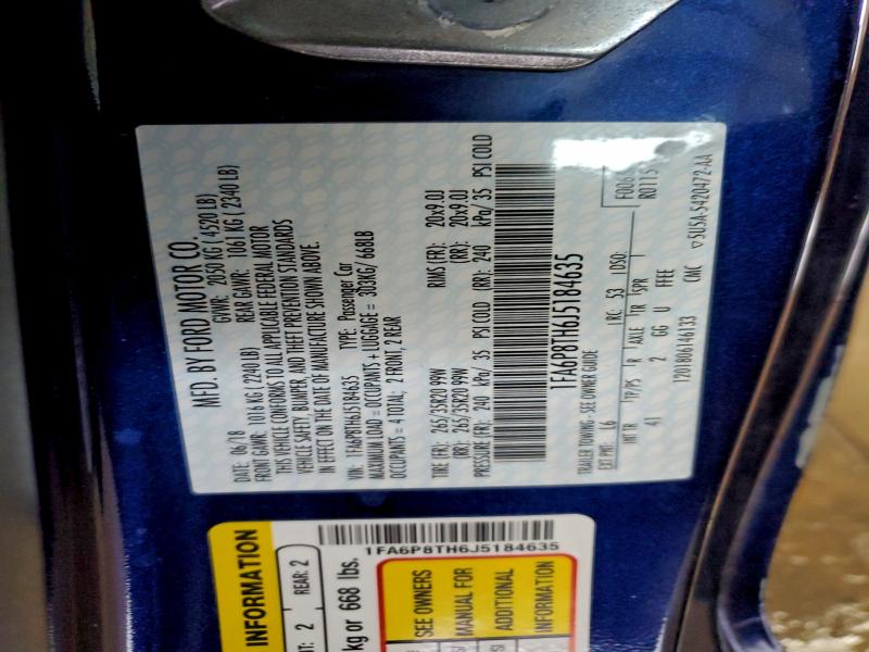 2018 FORD MUSTANG #3294480524