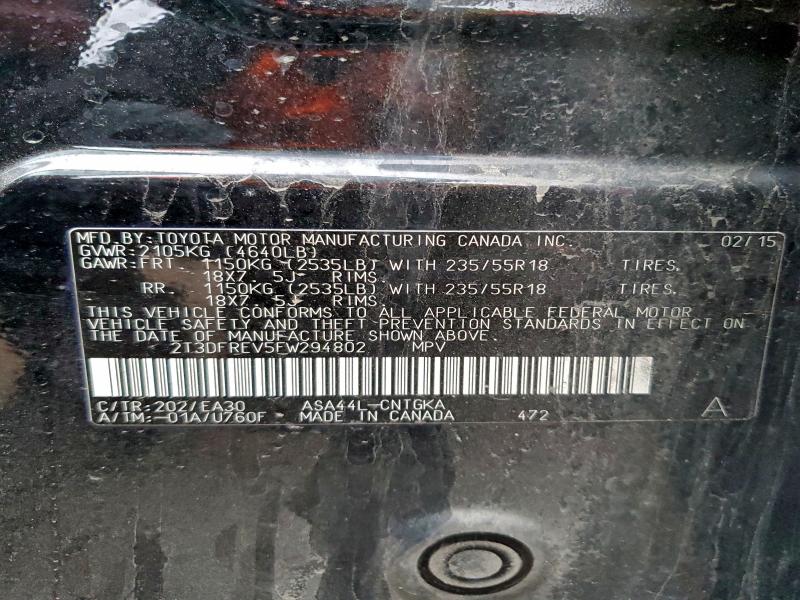 2015 TOYOTA RAV4 LIMIT #3309414965