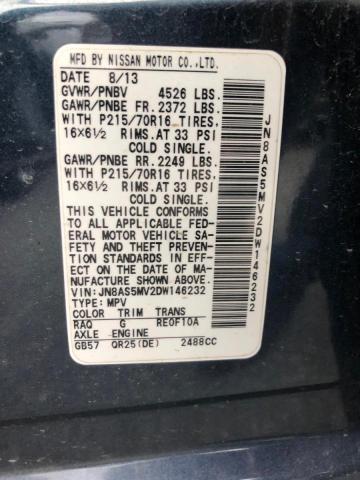 2013 NISSAN ROGUE S #3296932831