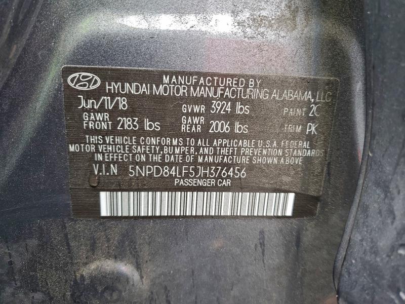 2018 HYUNDAI ELANTRA SE #3302964624