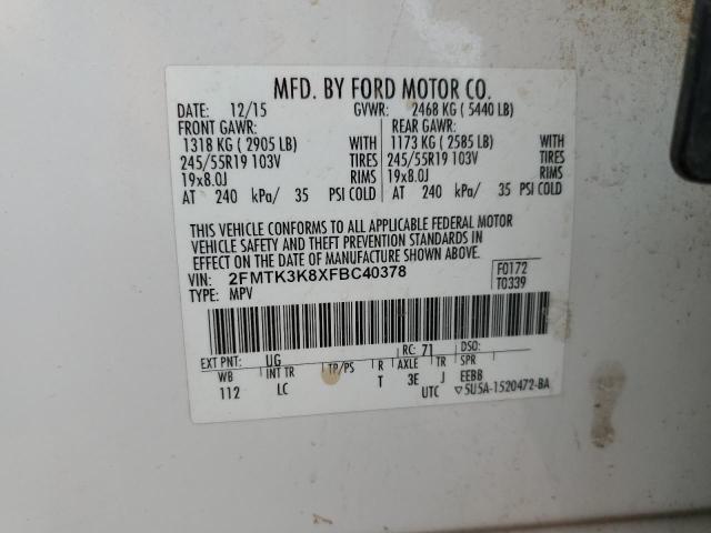 2015 FORD EDGE TITAN #3304006657