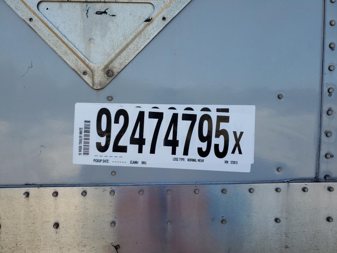 Lot #3285594308 2019 WABASH UNKNOWN