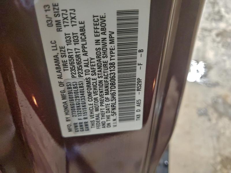 2013 HONDA ODYSSEY EX #3301855016