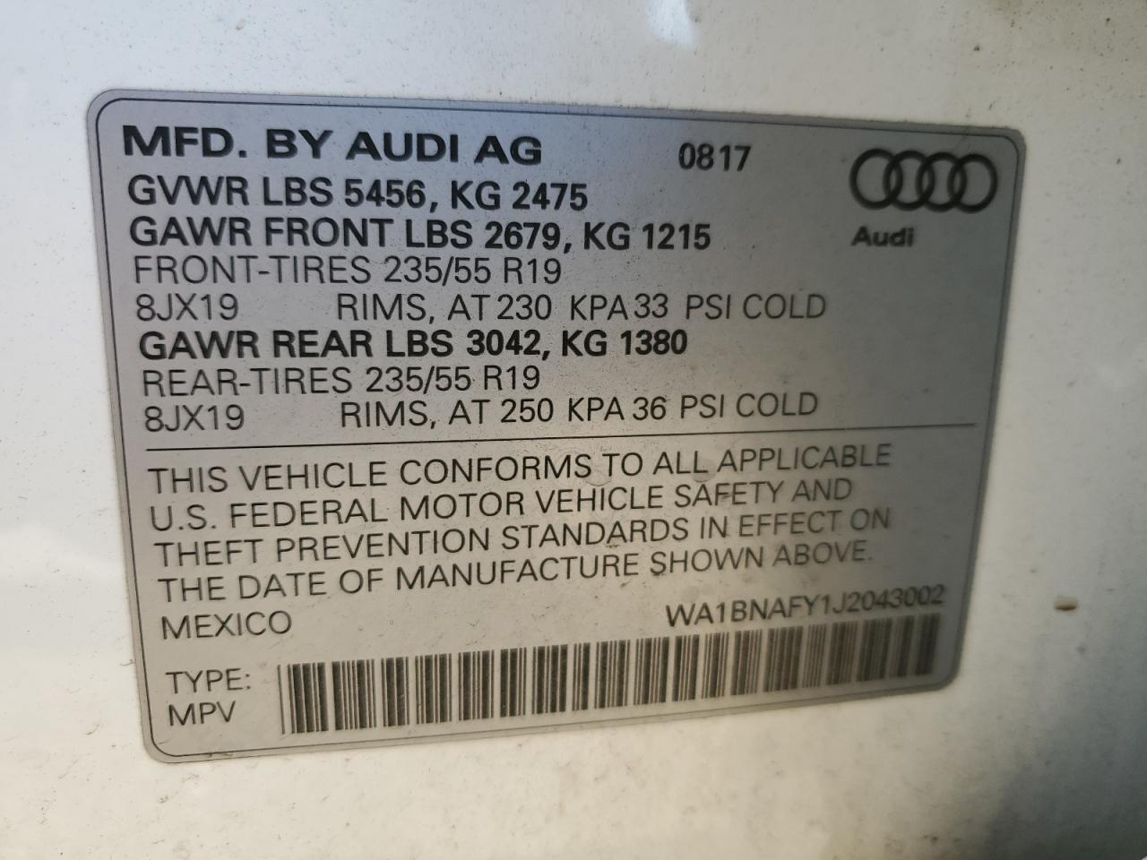 AUDI Q5 PREMIUM PLUS