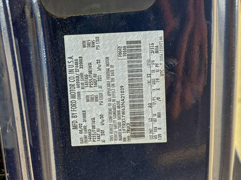 2003 FORD F150 #3297860824