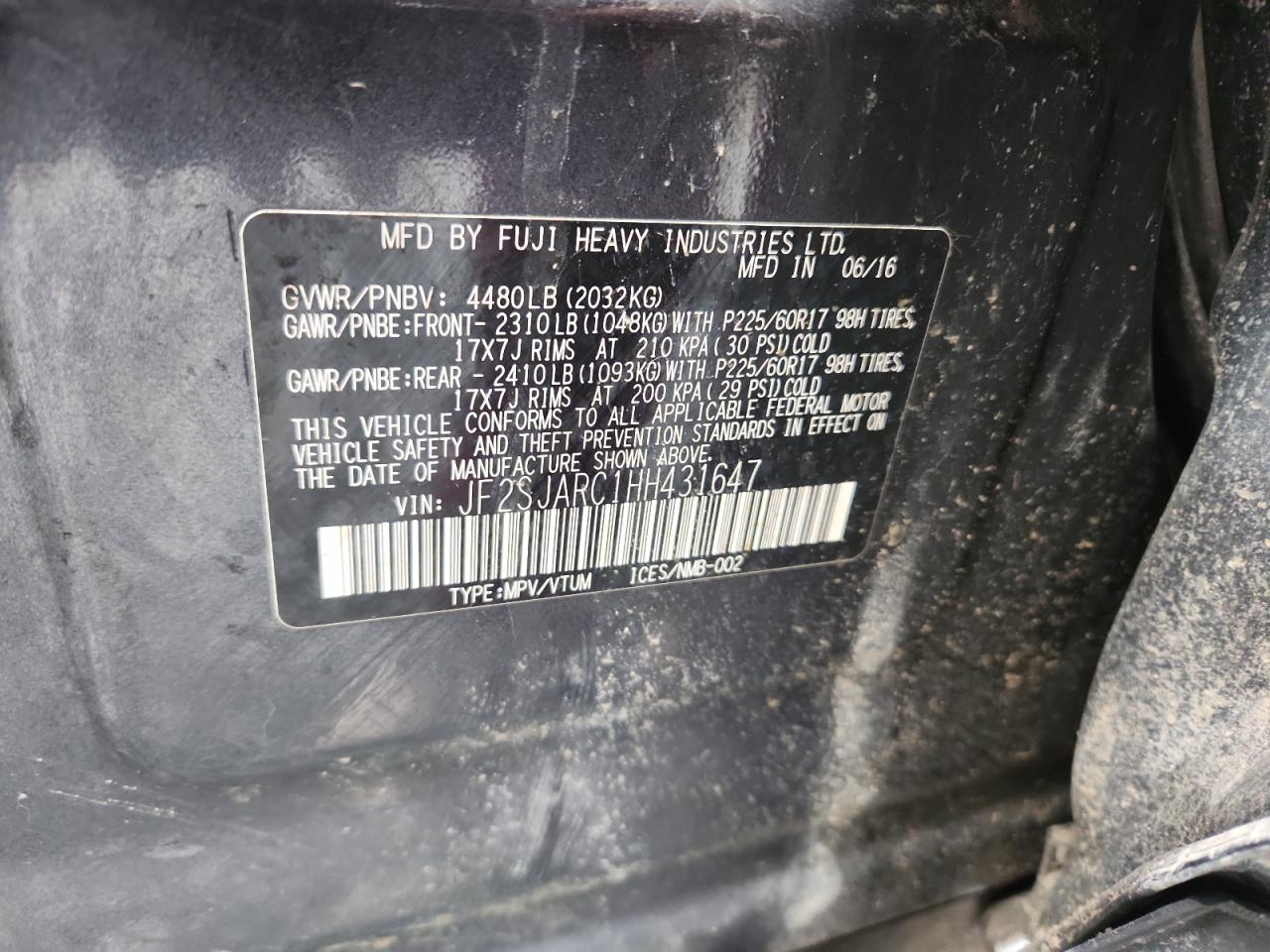 SUBARU FORESTER 2.5I LIMITED