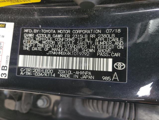 2019 TOYOTA C-HR XLE #3301732336