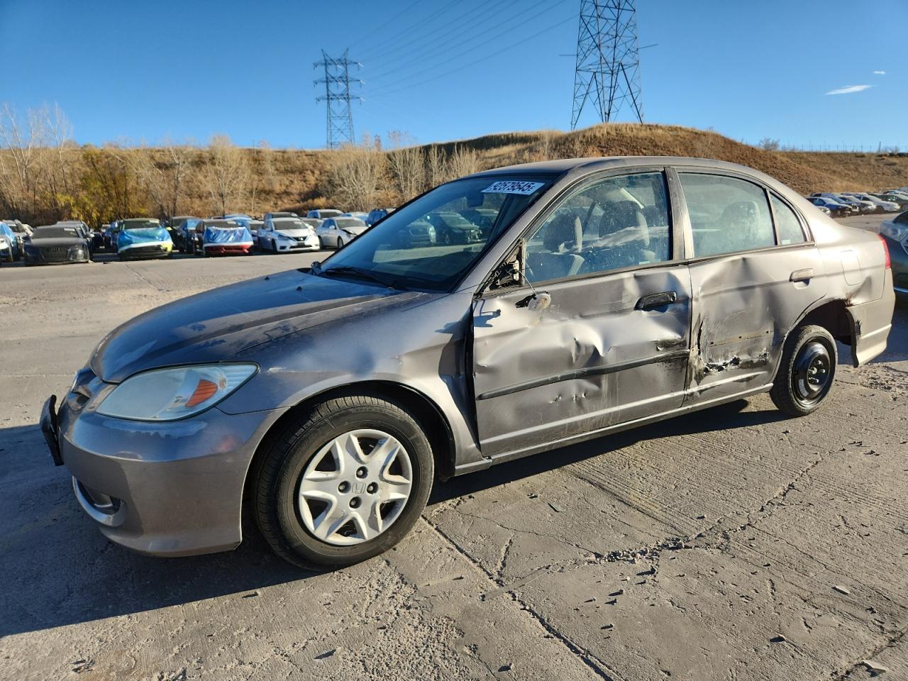 Lot #3292408267 2005 HONDA CIVIC DX V
