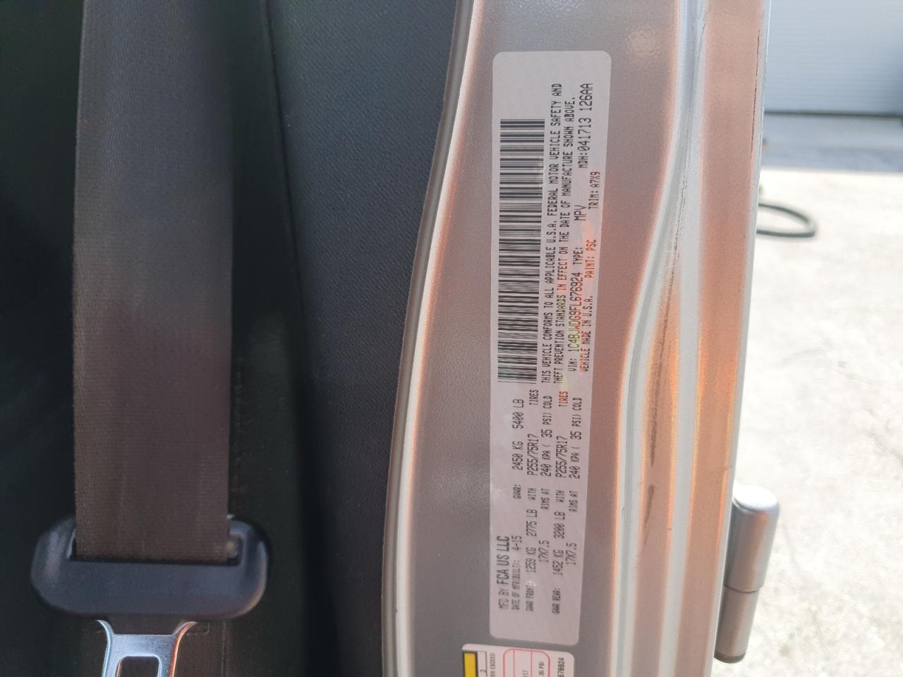 Lot #3301793369 2015 JEEP WRANGLER U