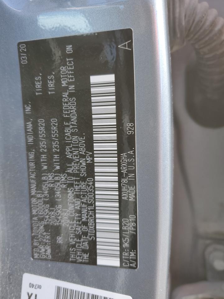 TOYOTA HIGHLANDER HYBRID LIMITED