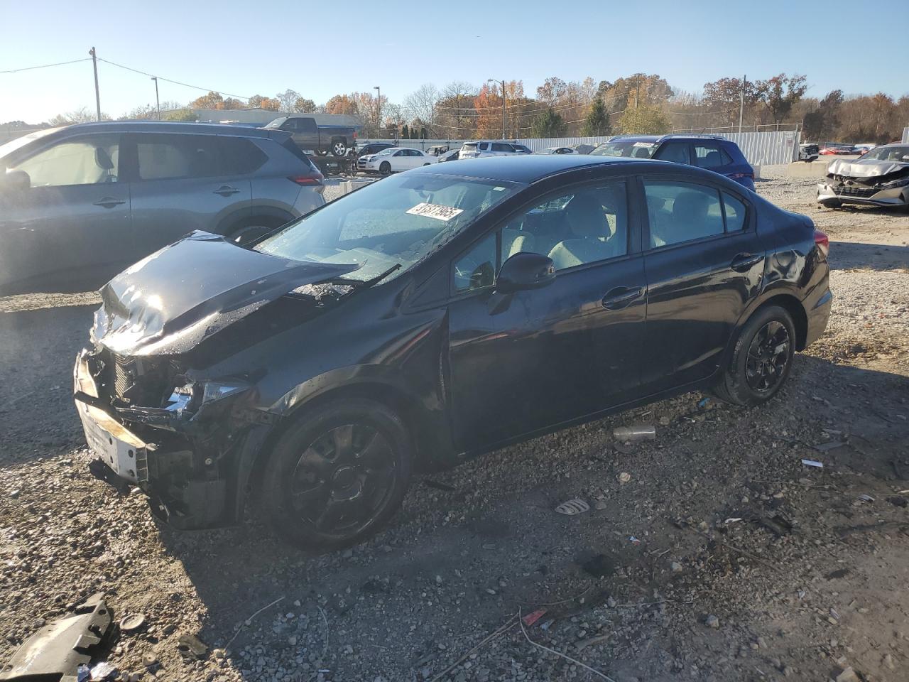 Lot #3287528024 2013 HONDA CIVIC LX