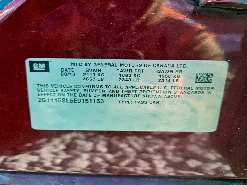 2014 CHEVROLET IMPALA LT #3305435446