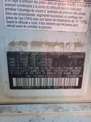 2011 SUBARU LEGACY 2.5 #3294813769