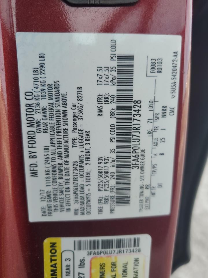 FORD FUSION SE HYBRID