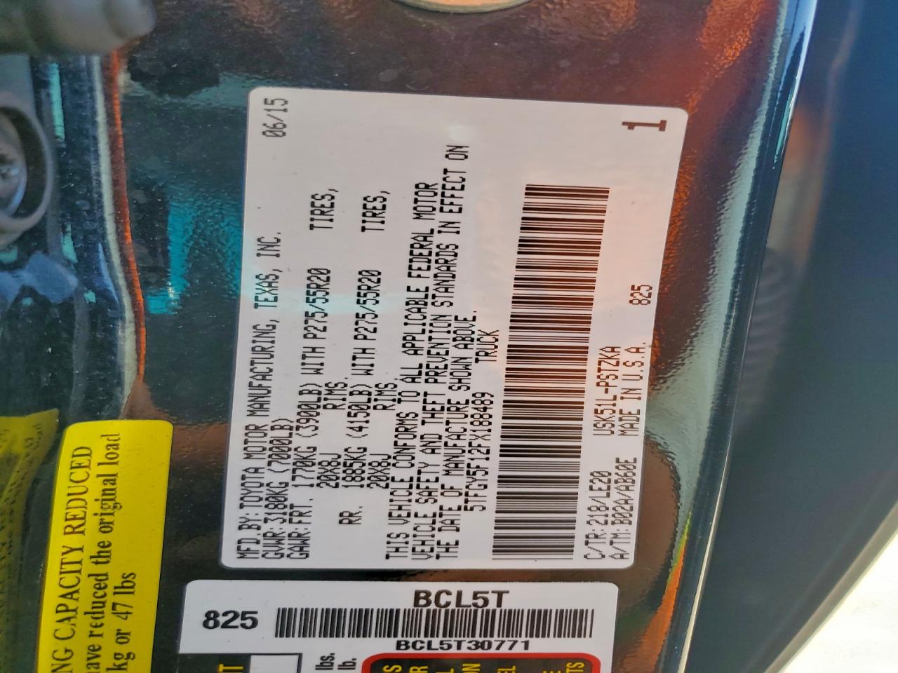 TOYOTA TUNDRA CREWMAX 1794