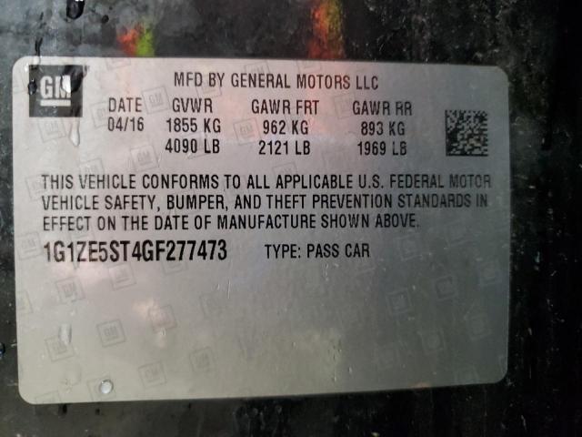 2016 CHEVROLET MALIBU LT #3302658007