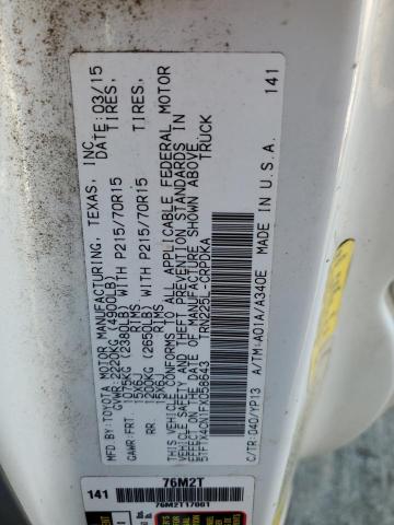 2015 TOYOTA TACOMA ACC #3296308436