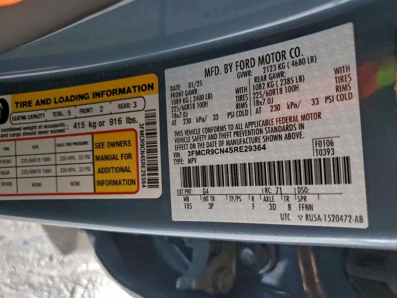 2025 FORD BRONCO SPO #3297227429