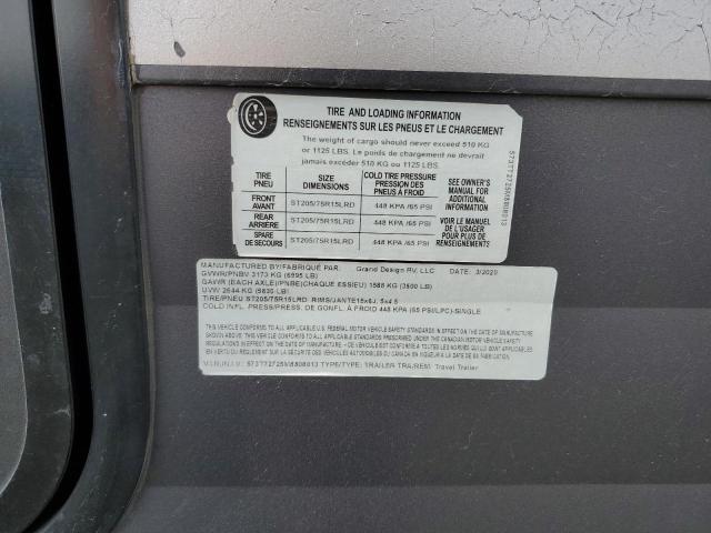 2021 GRAND DESIGN 337RLS #3308603505