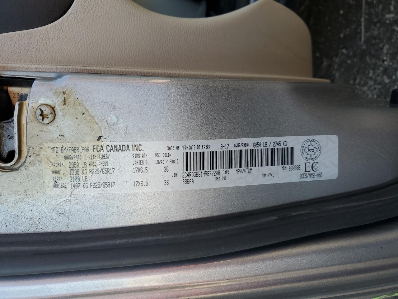 DODGE GRAND CARAVAN SE