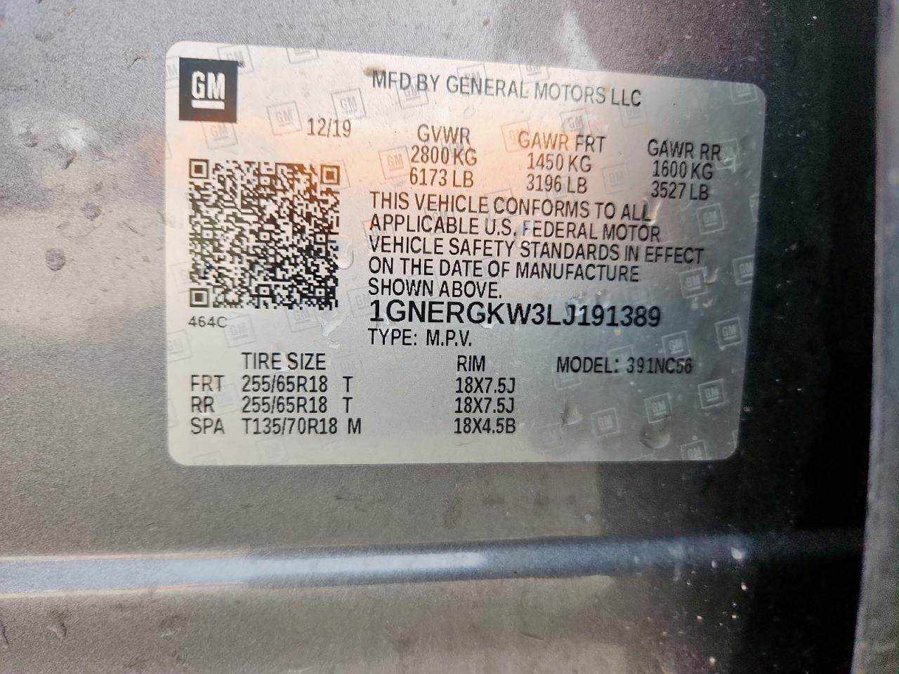 CHEVROLET TRAVERSE LT