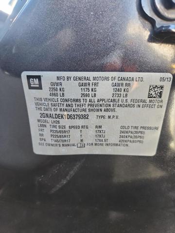 2013 CHEVROLET EQUINOX LT #3296641029