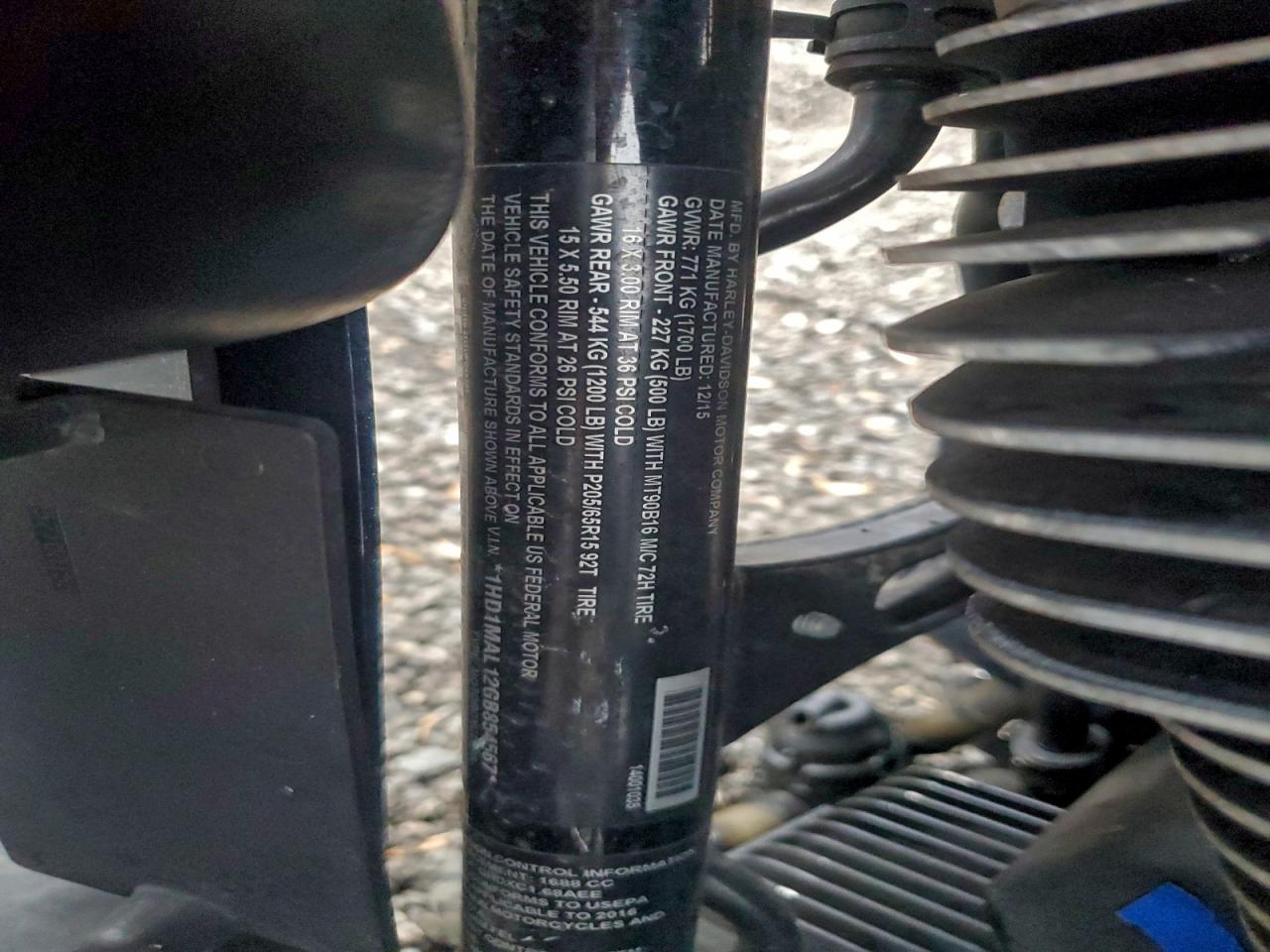 Lot #3302798892 2016 HARLEY-DAVIDSON FLHTCUTG T