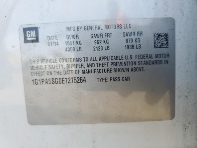 2014 CHEVROLET CRUZE LS - 1G1PA5SG0E7275264