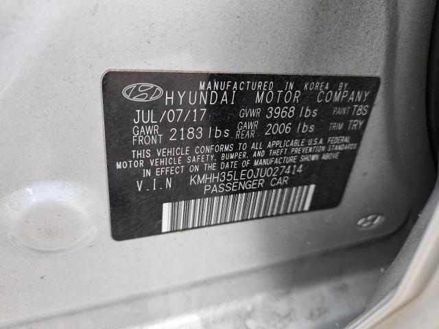 2018 HYUNDAI ELANTRA GT KMHH35LE0JU027414