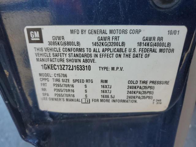 2002 GMC YUKON #3291523933