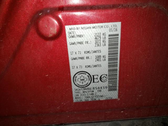 2016 NISSAN ROGUE S - 5N1AT2MV8GC854459