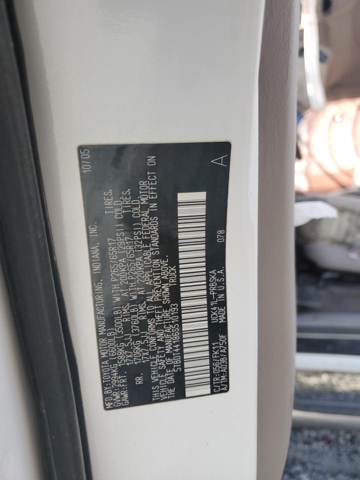 Lot #3286878220 2006 TOYOTA TUNDRA DOU