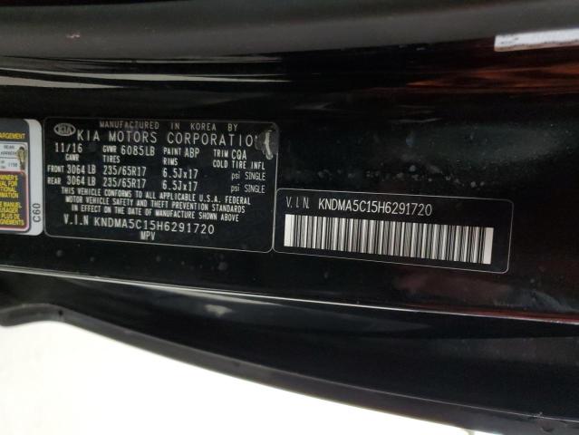 2017 KIA SEDONA L - KNDMA5C15H6291720