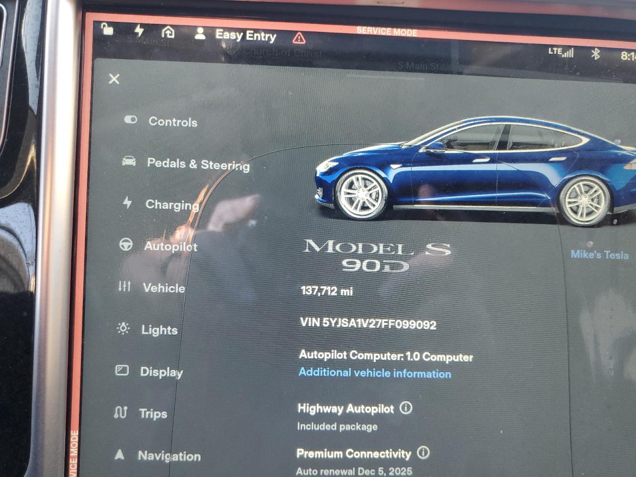 TESLA MODEL S 90D