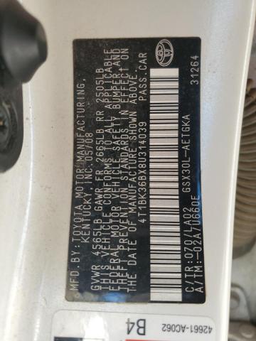 2008 TOYOTA AVALON XL #3284800525