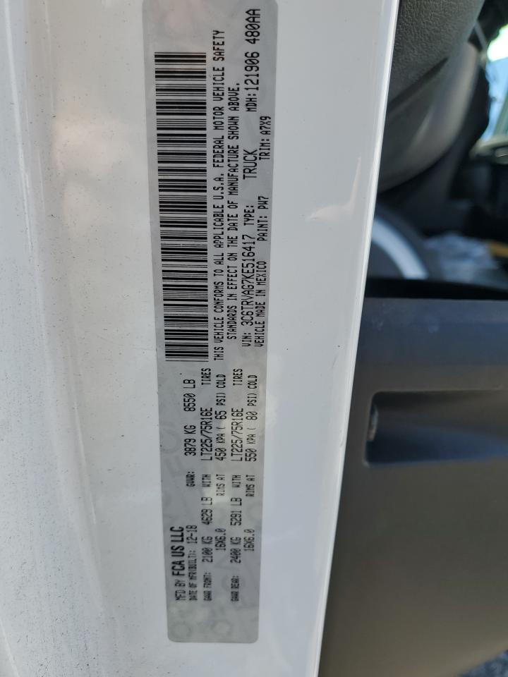 RAM PROMASTER 1500 STANDARD