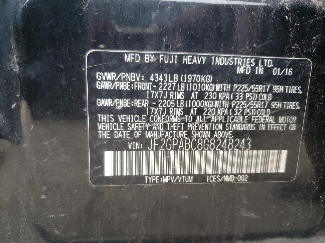 SUBARU CROSSTREK PREMIUM