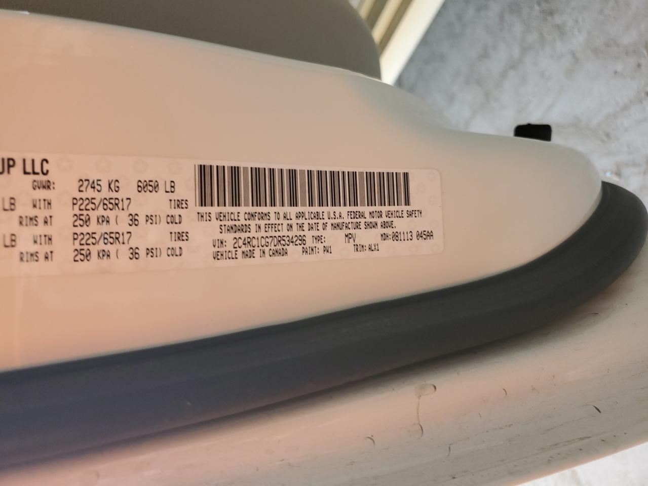 CHRYSLER TOWN & COUNTRY TOURING L