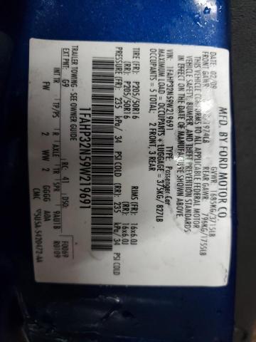 2009 FORD FOCUS SE #3285795670