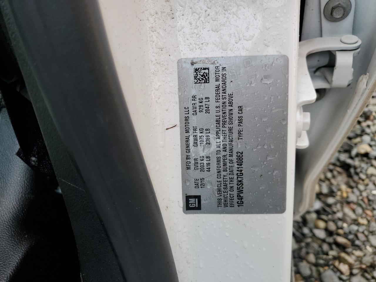 BUICK VERANO SPORT TOURING