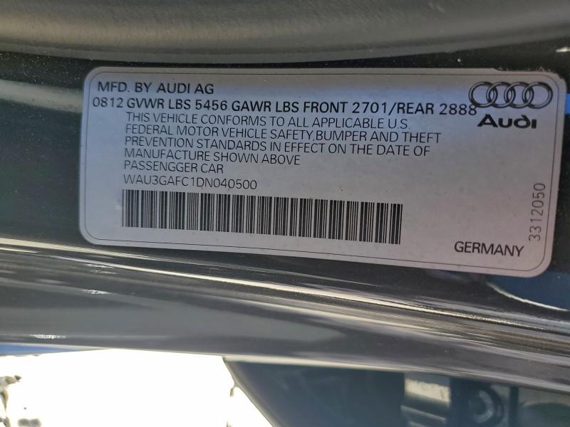 2013 AUDI A7 PRESTIG - WAU3GAFC1DN040500