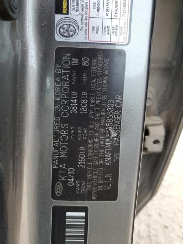2010 KIA FORTE EX #3290498487