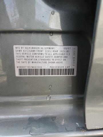 2007 VOLKSWAGEN RABBIT #3296966831