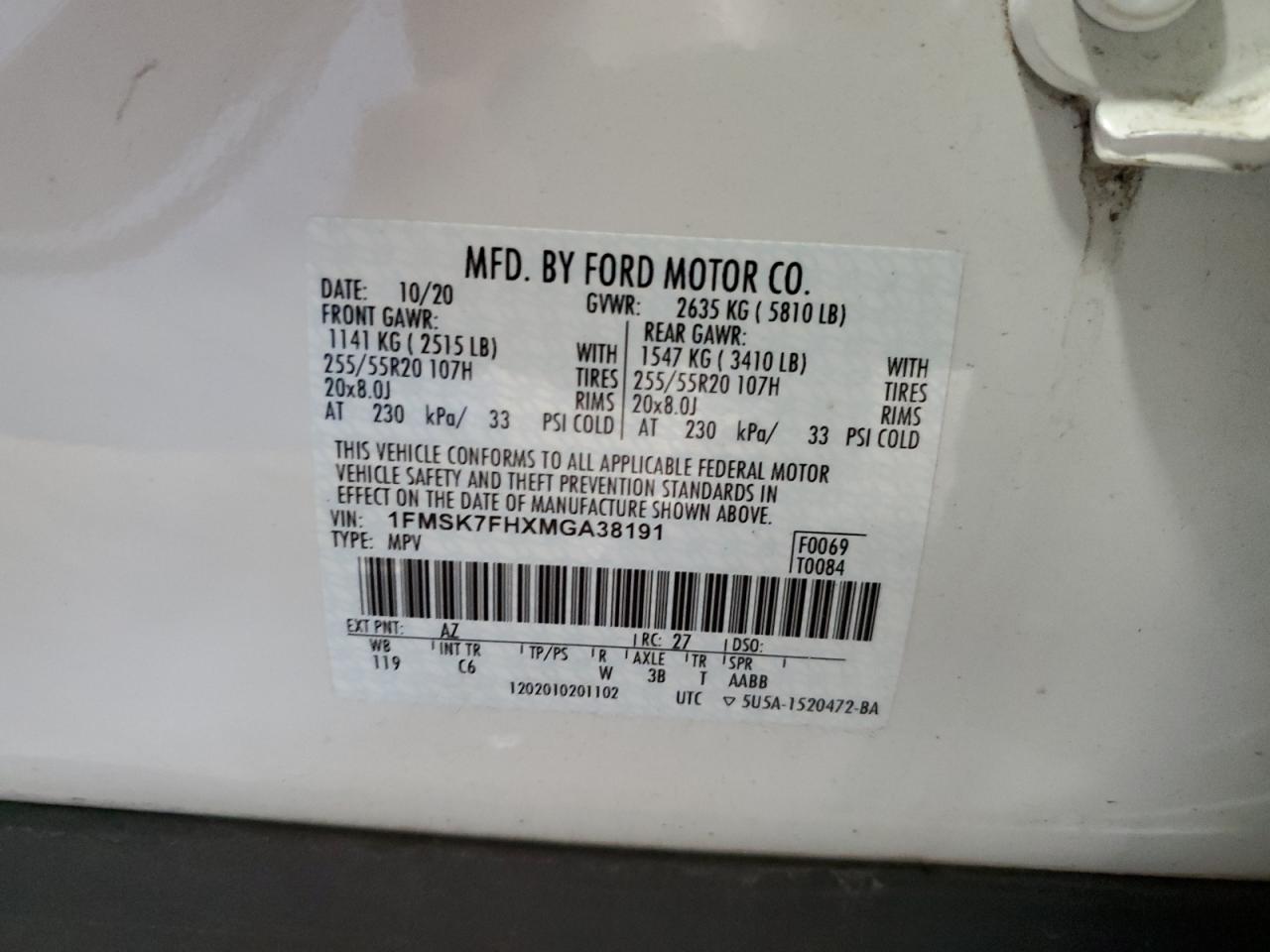 FORD EXPLORER LIMITED