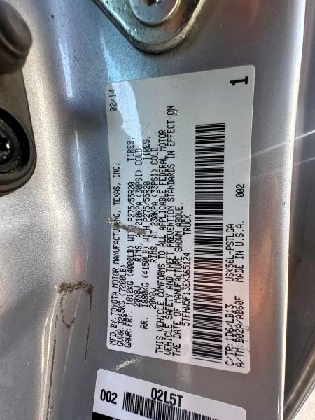 2014 TOYOTA TUNDRA CRE #3283774442