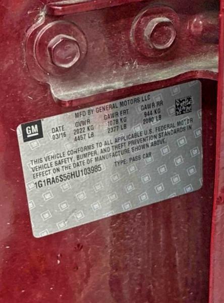 2017 CHEVROLET VOLT LT #3296246414