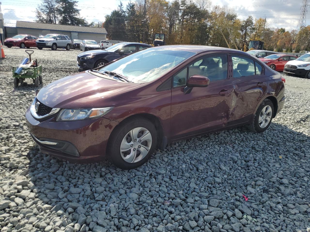 Lot #3280532148 2015 HONDA CIVIC LX
