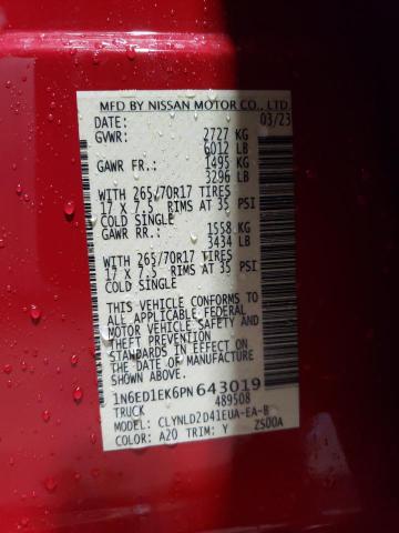 2023 NISSAN FRONTIER S #3301962428