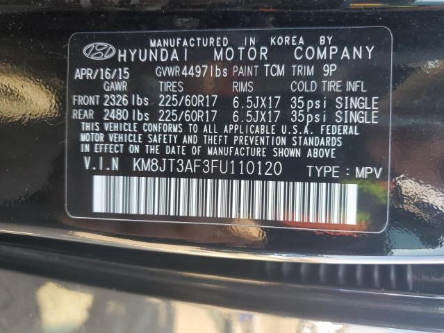 2015 HYUNDAI TUCSON GLS - KM8JT3AF3FU110120